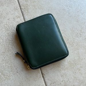 Comme des garçons zip around wallet